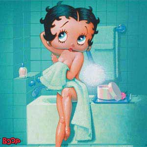 Betty Boop Bathing Surface Pro Tablet Skin
